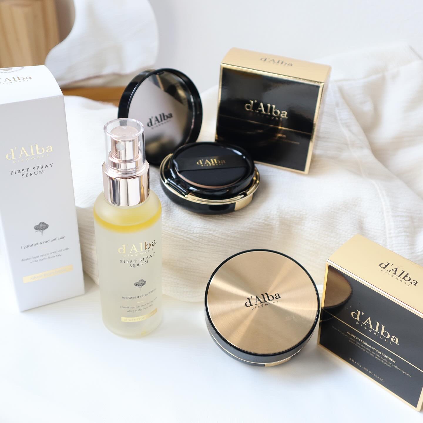 ダルバ ホワイトトリュフファーストスプレーセラム/ダルバ/ミスト状化粧水を使ったクチコミ（1枚目）