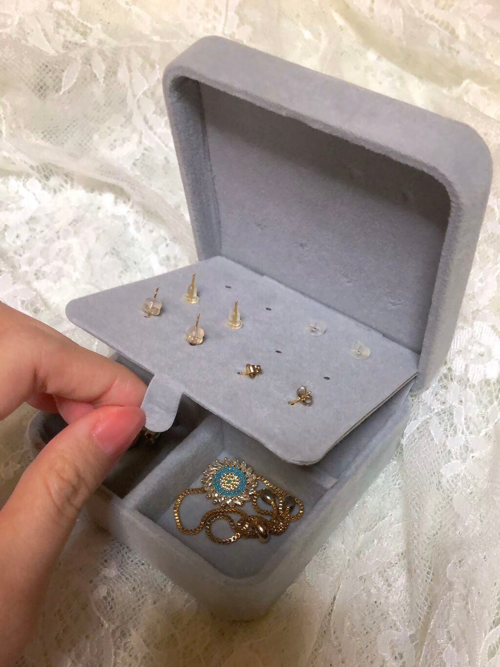 アクセサリーケース/DAISO/その他を使ったクチコミ(4枚目)