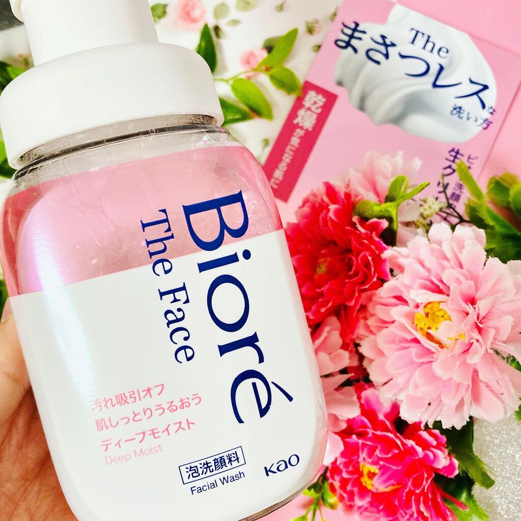 ビオレ ザフェイス 泡洗顔料 ディープモイスト/ビオレ/泡洗顔を使ったクチコミ(3枚目)