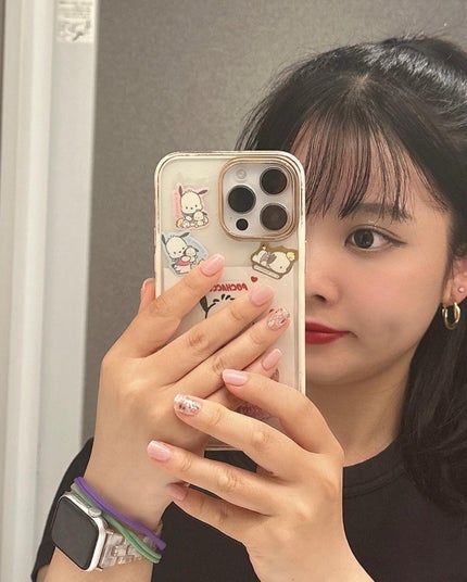 セミキュアジェルネイル(ハンド)/ohora/ネイルシールを使ったクチコミ(1枚目)