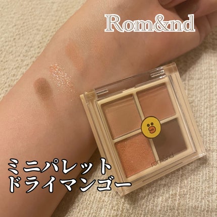 ベターザンアイズ ミニ/rom&nd/アイシャドウパレットを使ったクチコミ(1枚目)