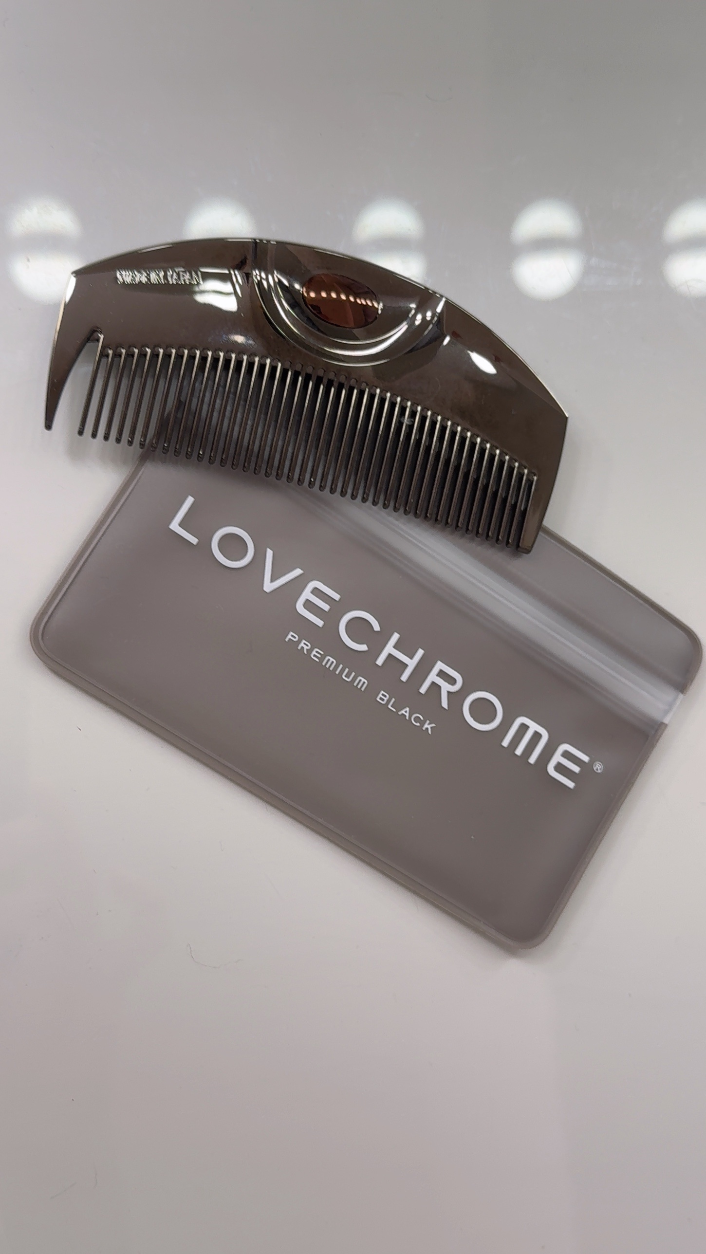 PG ツキ プレミアムブラック/LOVECHROME/ヘアコームを使ったクチコミ（1枚目）