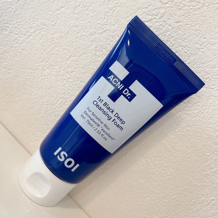 ACNI Dr. 1st Black Deep Clensing Foam/ISOI/洗顔フォームを使ったクチコミ(1枚目)