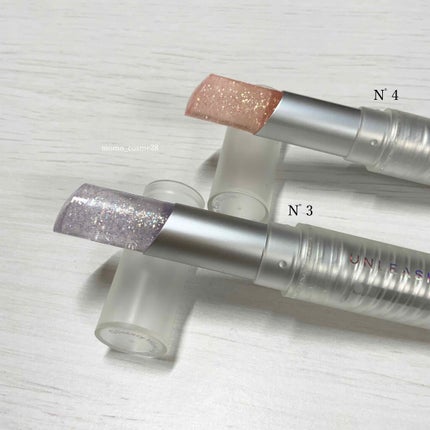 グリッタリーウェブリップバーム/unleashia/リップケアを使ったクチコミ(3枚目)