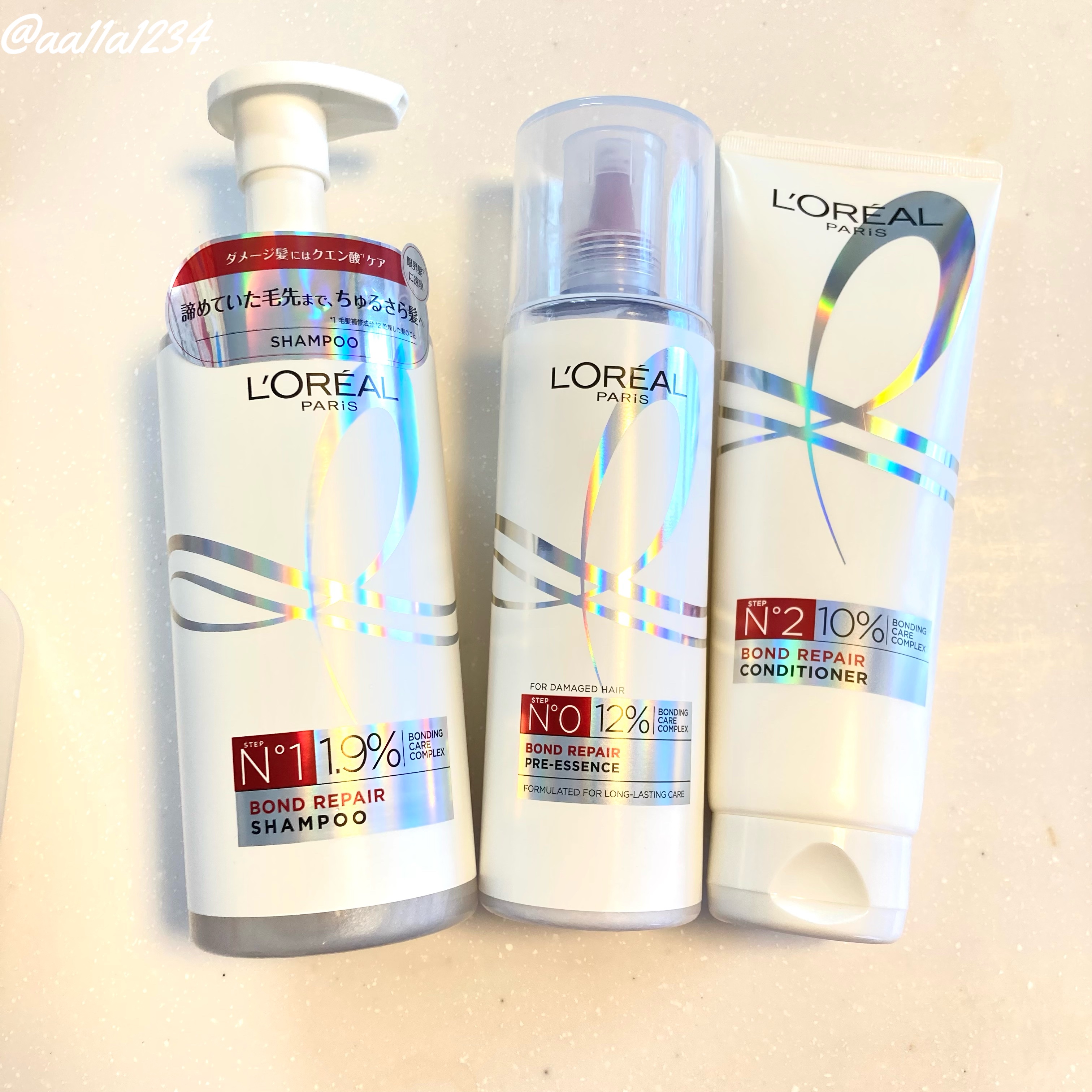 ロレアル パリ ボンド リペア シャンプー／コンディショナー シャンプー 440ml/ロレアル パリ/市販シャンプーを使ったクチコミ（1枚目）