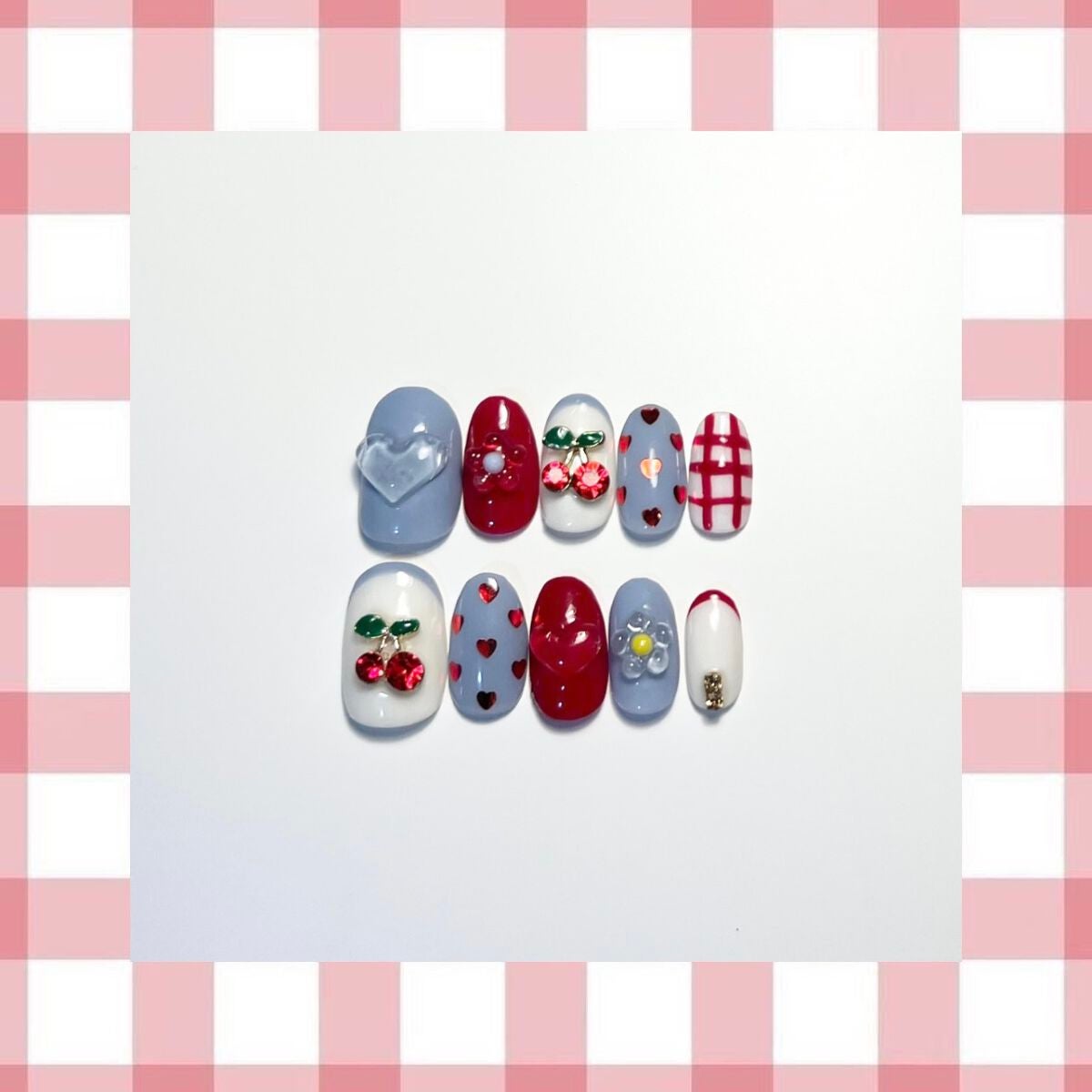 ネイルチップオーバルタイプ/DAISO/ネイルチップ・パーツを使ったクチコミ(2枚目)