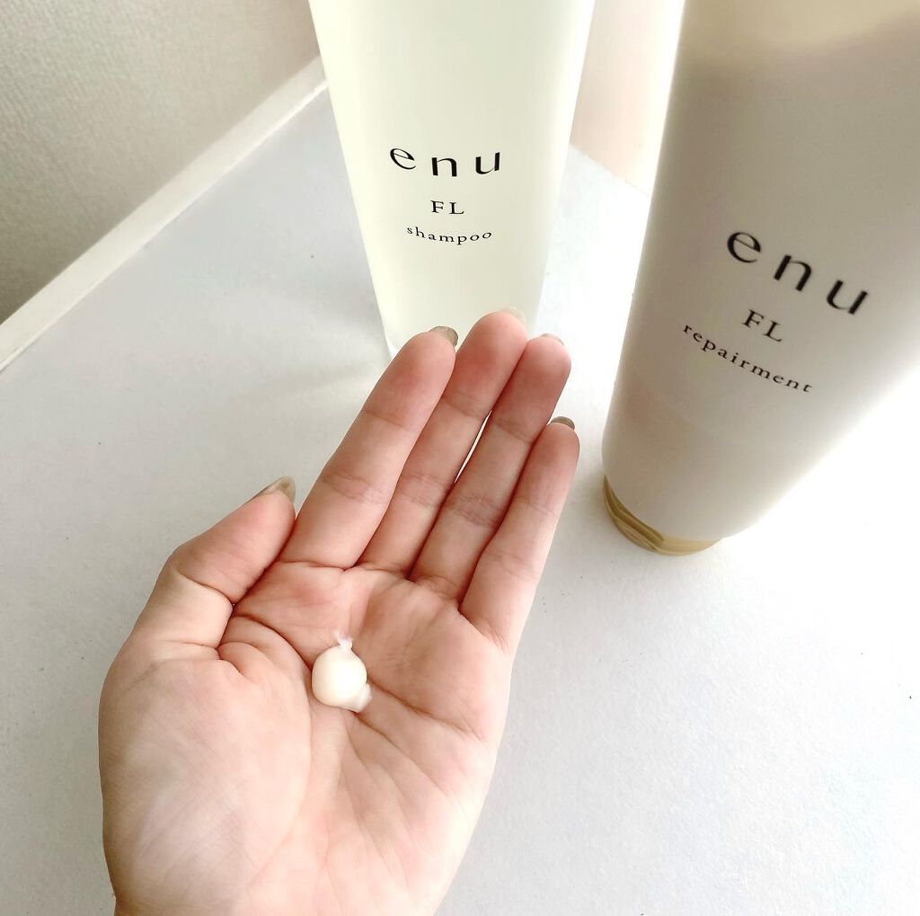 ｅｎｕ シャンプー FLのクチコミ「⁡
⁡
⁡
⁡
【  𝐞𝐧𝐮 】
⁡
⁡
⁡
アンバサダーを務めさせて頂いている 𝐞𝐧𝐮 ˎˊ.....」（3枚目）