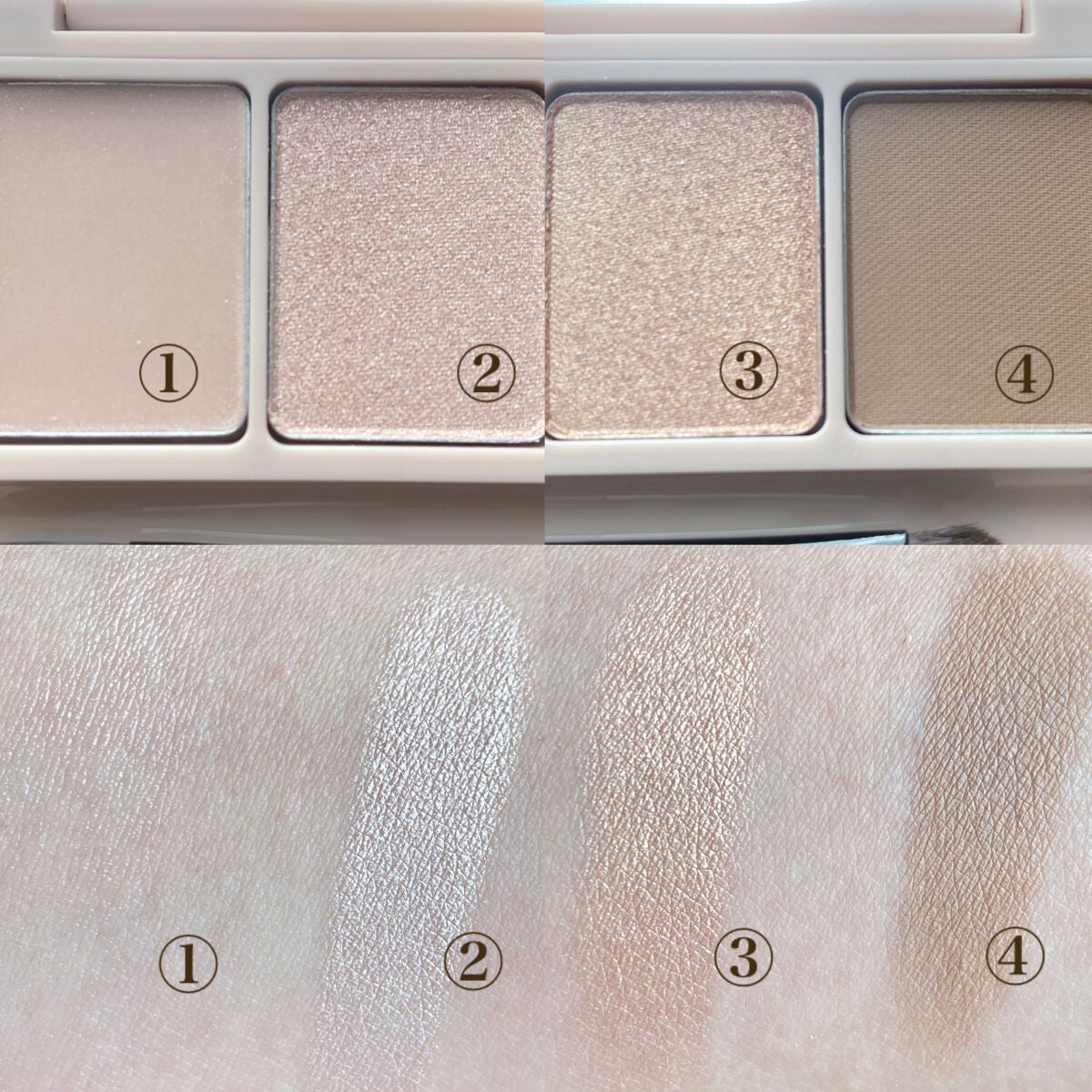 足しパレ/Fujiko/アイシャドウパレットを使ったクチコミ(2枚目)