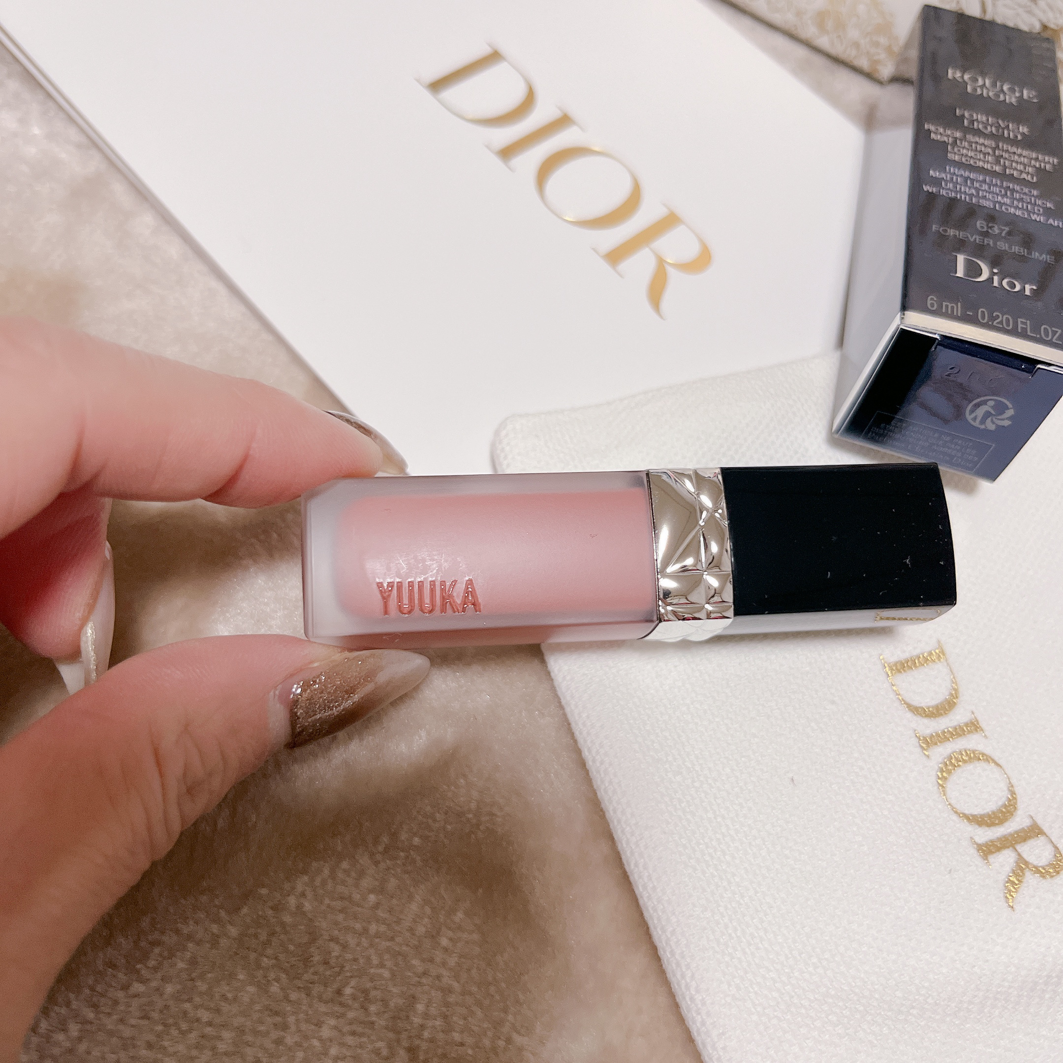 ルージュ ディオール フォーエヴァー リキッド/Dior/口紅を使ったクチコミ（2枚目）