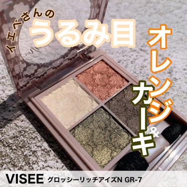 グロッシーリッチ アイズ N/Visée/パウダーアイシャドウを使ったクチコミ（1枚目）