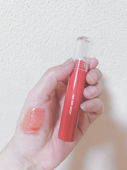 グラスティングウォーターティント 02 レッド ドロップ/rom&nd/リップティントの画像