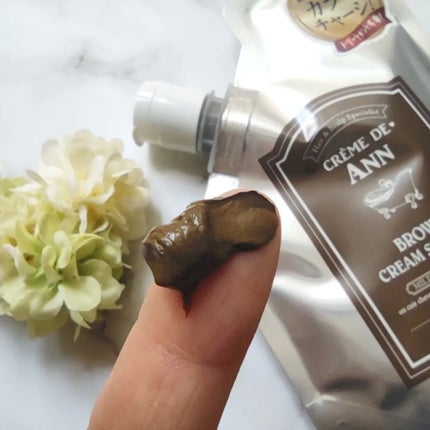 クレムドアン ブラウンクリームシャンプー/creme de Ann/市販シャンプーを使ったクチコミ(4枚目)