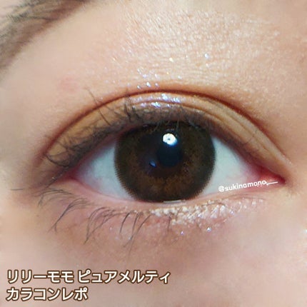 LILY MOMO/LILY ANNA/カラーコンタクトレンズを使ったクチコミ(1枚目)