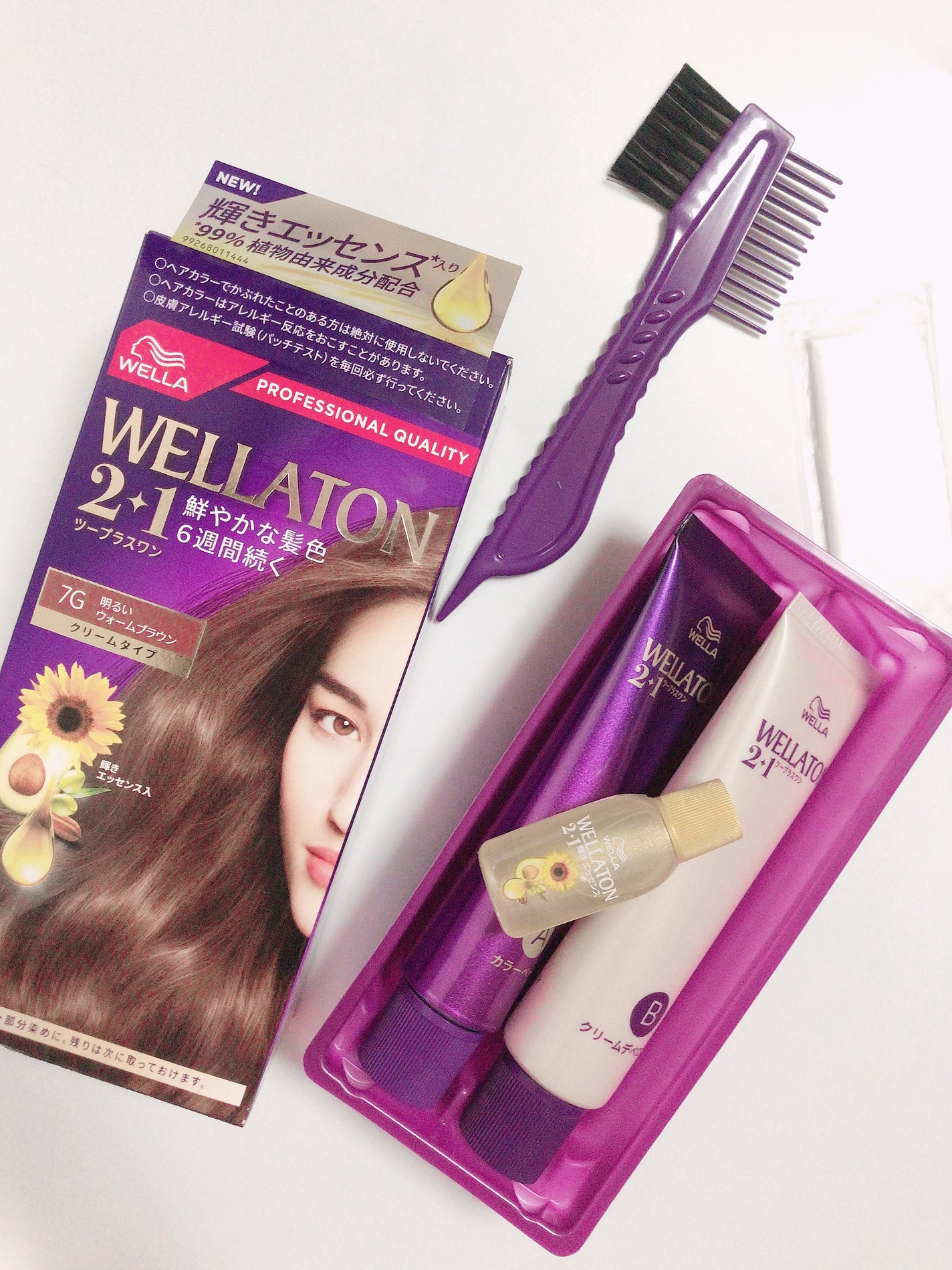 ウエラトーン ツープラスワン クリームタイプ/ウエラ/ヘアカラーを使ったクチコミ(3枚目)