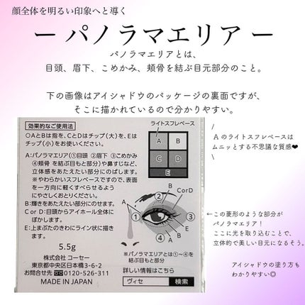 パノラマデザイン アイパレット/Visée/アイシャドウパレットを使ったクチコミ(4枚目)