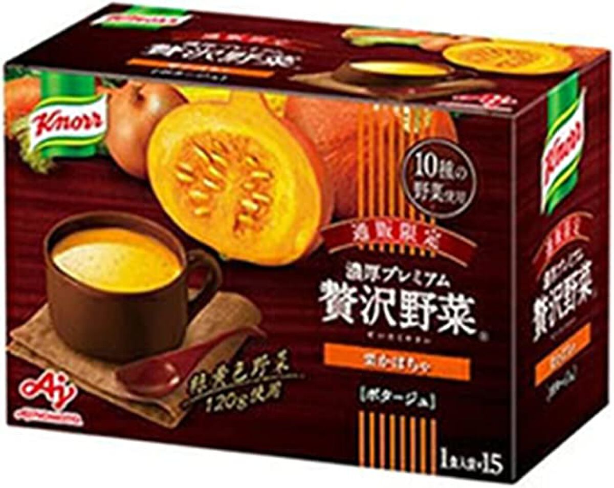 クノール 濃厚プレミアム 贅沢野菜 栗かぼちゃ［ポタージュ］ / 味の素