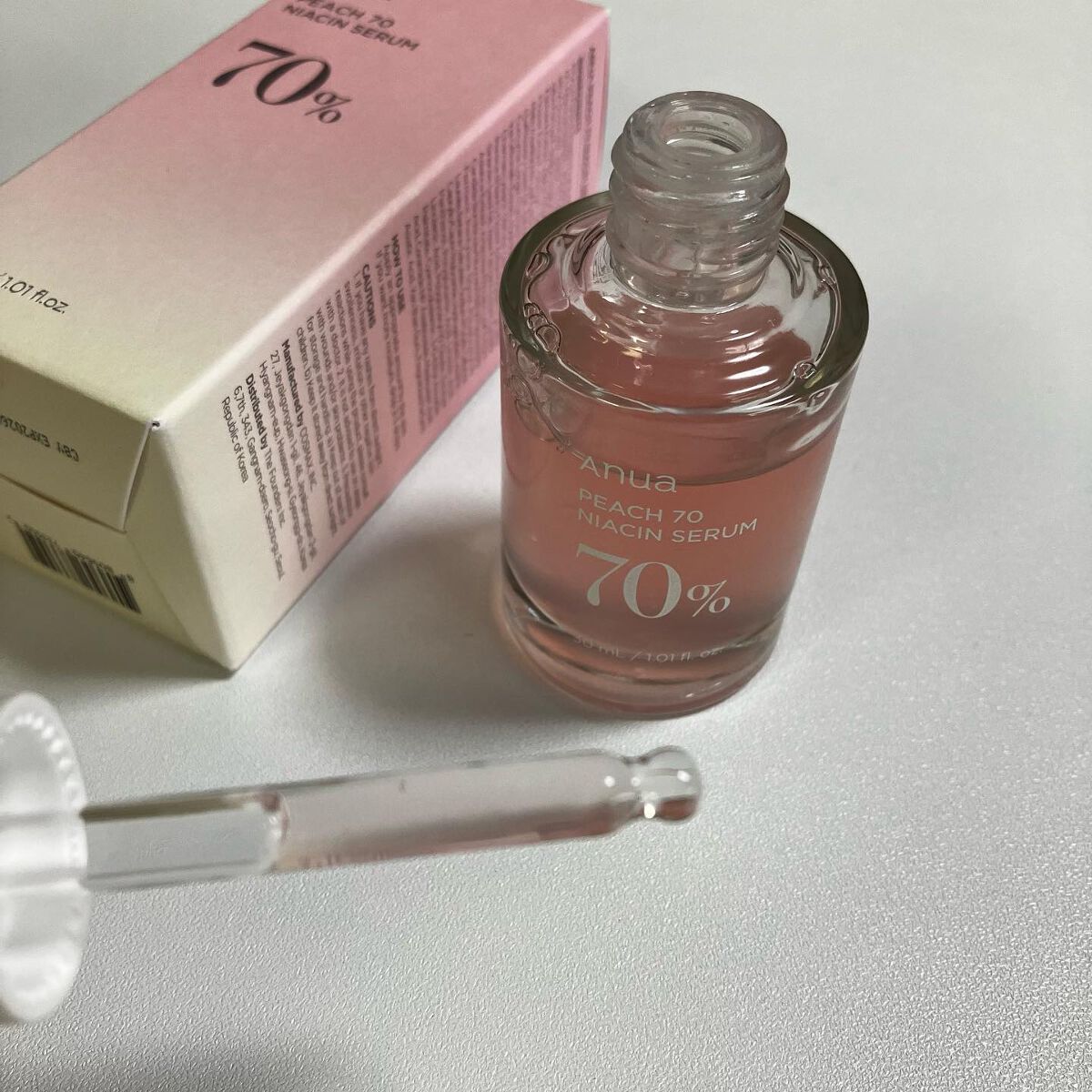 桃70%ナイアシンセラム/Anua/美容液を使ったクチコミ（2枚目）