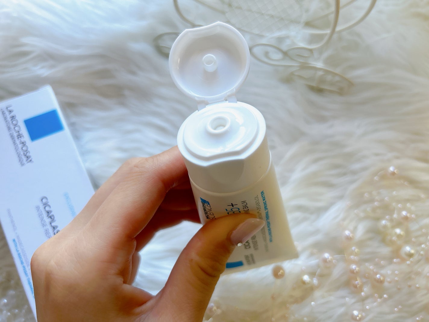 シカプラスト リペアクリーム B5+ /ラ ロッシュ ポゼ/フェイスクリームを使ったクチコミ(7枚目)