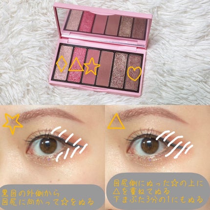 プレイカラーアイズミニ/ETUDE/アイシャドウパレットを使ったクチコミ(3枚目)