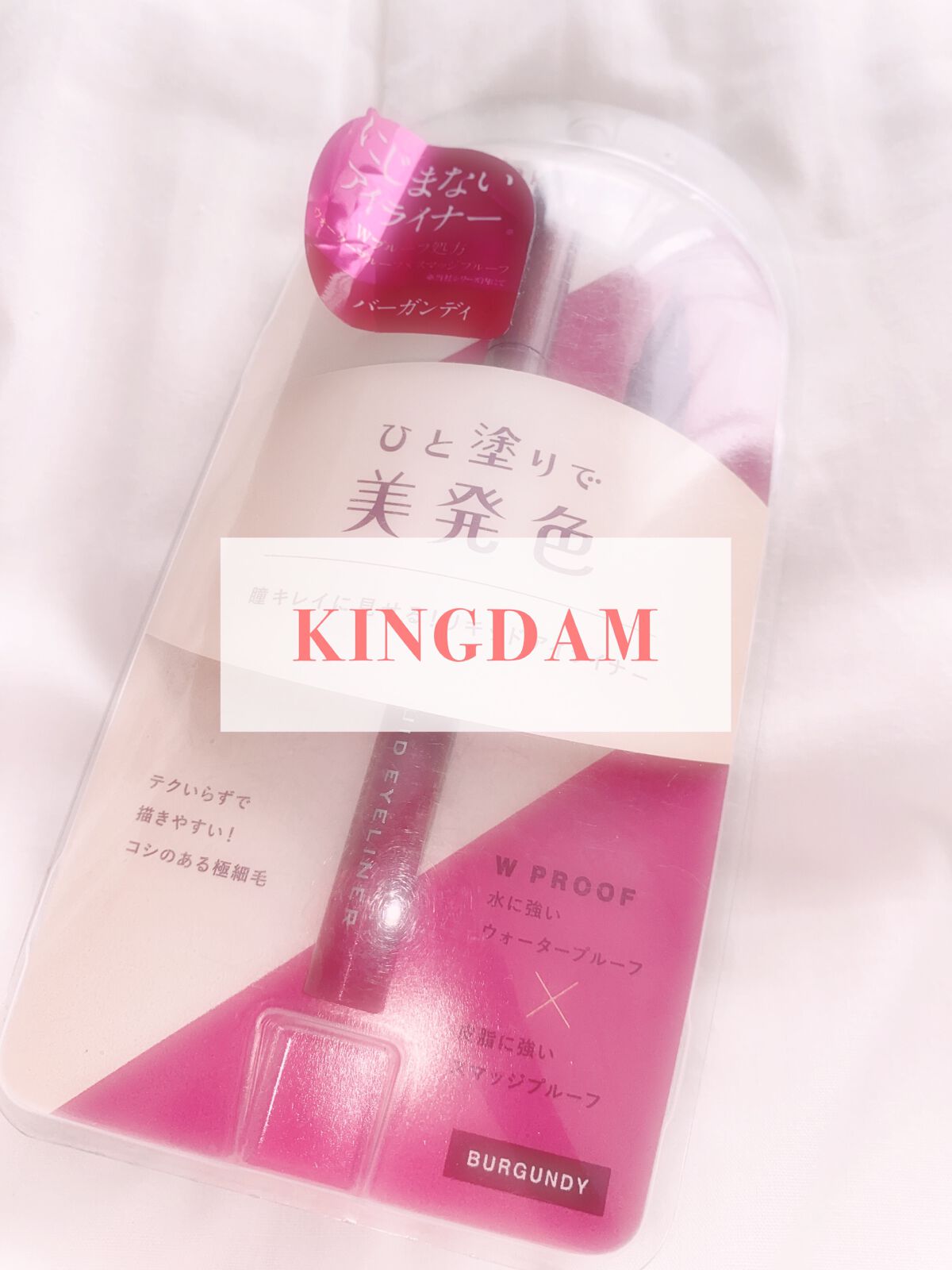 リキッドアイライナーWP /キングダム/リキッドアイライナーを使ったクチコミ(1枚目)