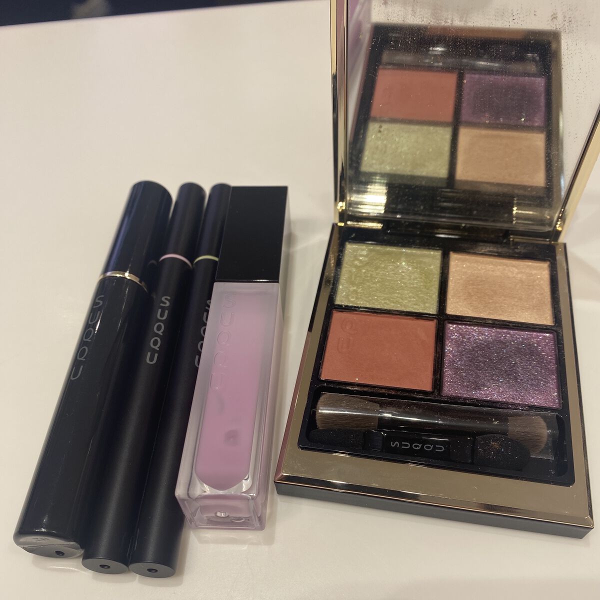 ニュアンス アイライナー 109 サクラピンク[限定色]/SUQQU/リキッドアイライナーを使ったクチコミ（2枚目）