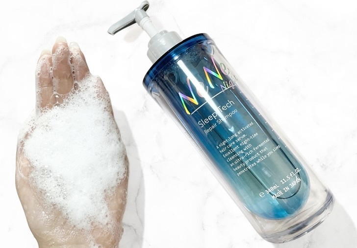 スリープテック リペア シャンプー／ヘアトリートメント/NeNe Night/市販シャンプーを使ったクチコミ（3枚目）