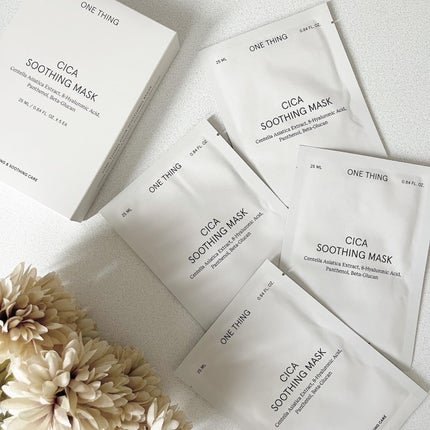 CICAスージングマスク/ONE THING/シートマスク・パックを使ったクチコミ(1枚目)