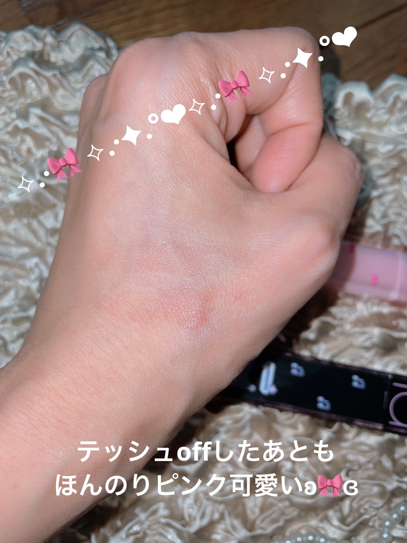 デュイフルウォーターティント/rom&nd/リップティントを使ったクチコミ(5枚目)