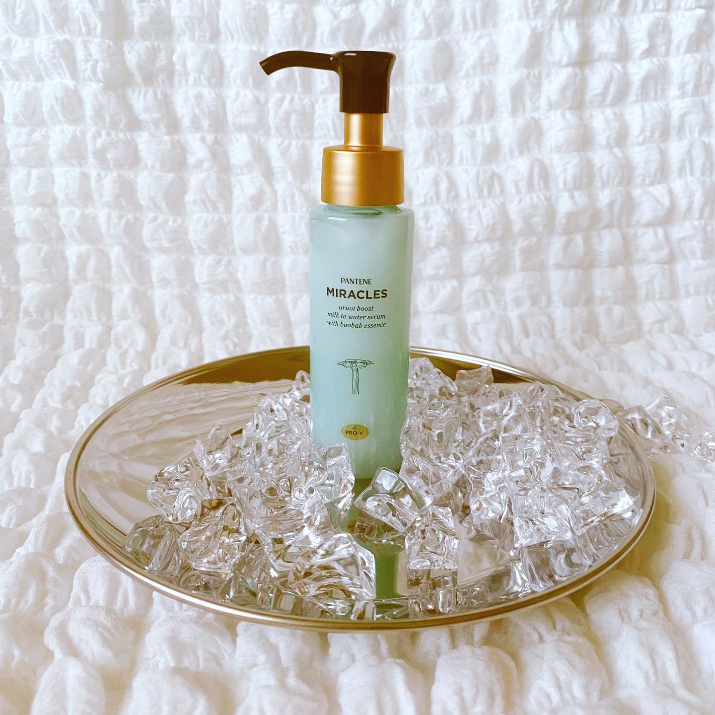 ミラクルズ うるおいブーストミルクウォーターセラム/パンテーン/アウトバストリートメントを使ったクチコミ（3枚目）