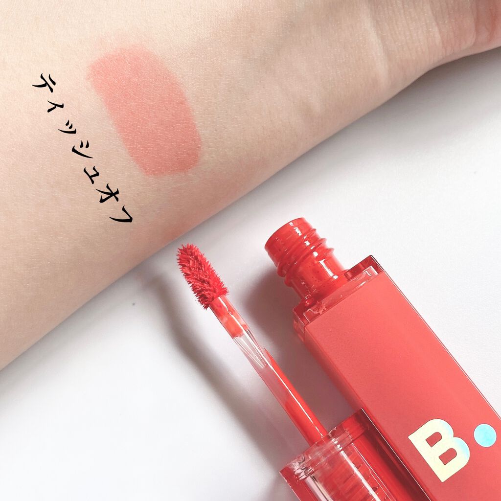 カラースプラッシュウォーターティント/B. by BANILA/リップティントを使ったクチコミ（3枚目）