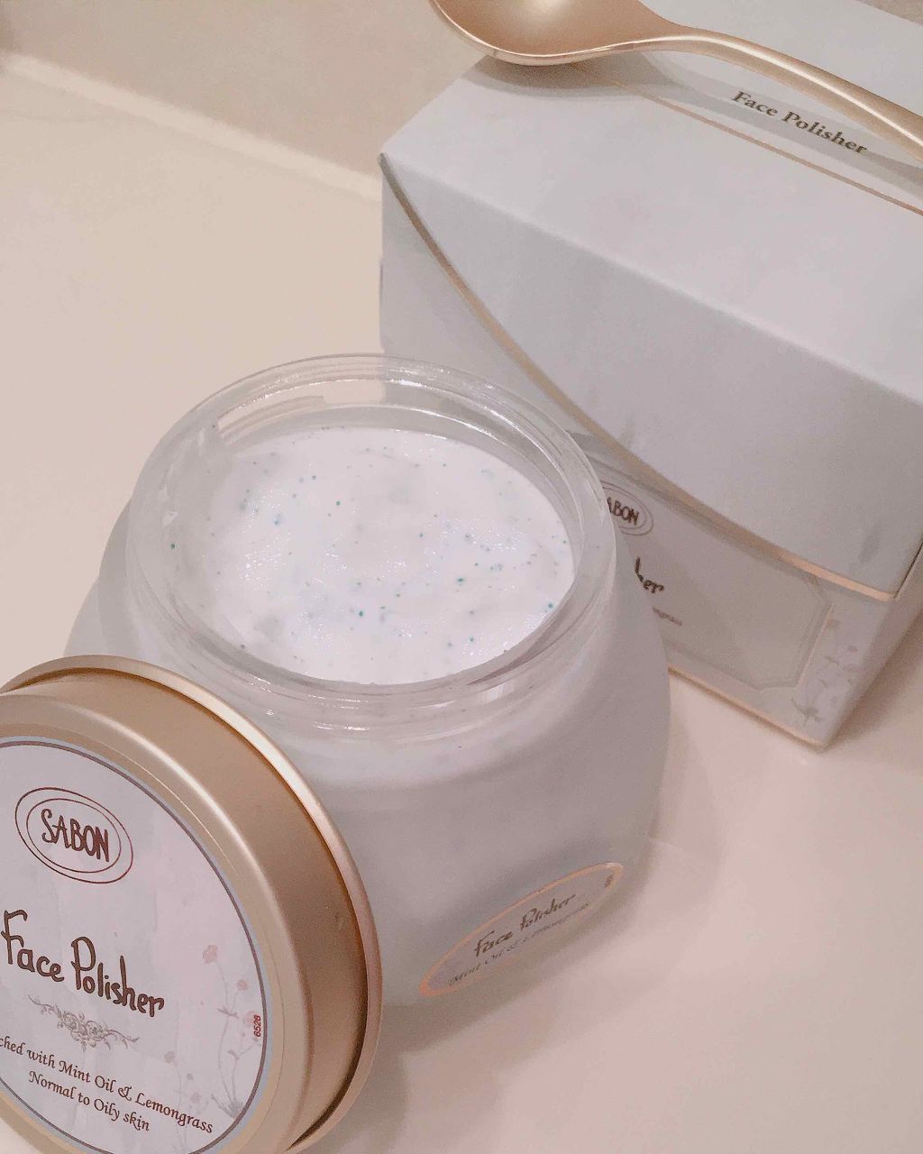 フェイスポリッシャー/SABON/スクラブ・ゴマージュを使ったクチコミ（2枚目）