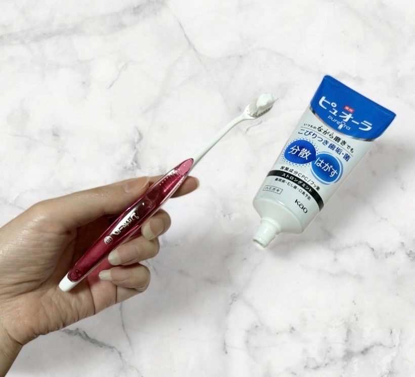 薬用ピュオーラ ハミガキ ストロングミント  115g/ピュオーラ/歯磨き粉を使ったクチコミ（2枚目）