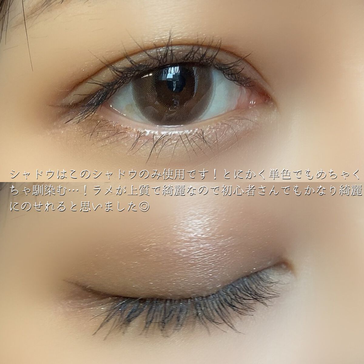 シングルカラーアイシャドウ/CEZANNE/単色アイシャドウを使ったクチコミ（3枚目）