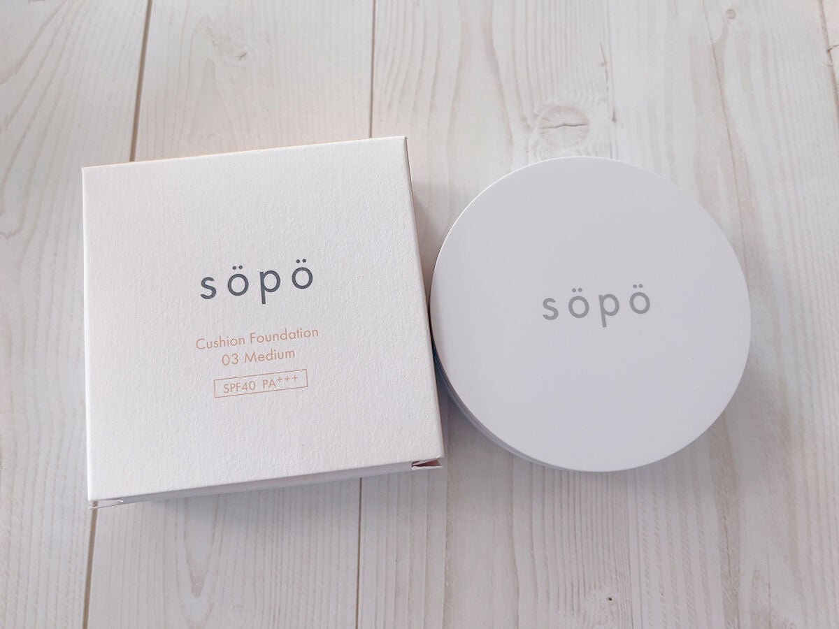 クッションファンデ/sopo/クッションファンデーションを使ったクチコミ(1枚目)