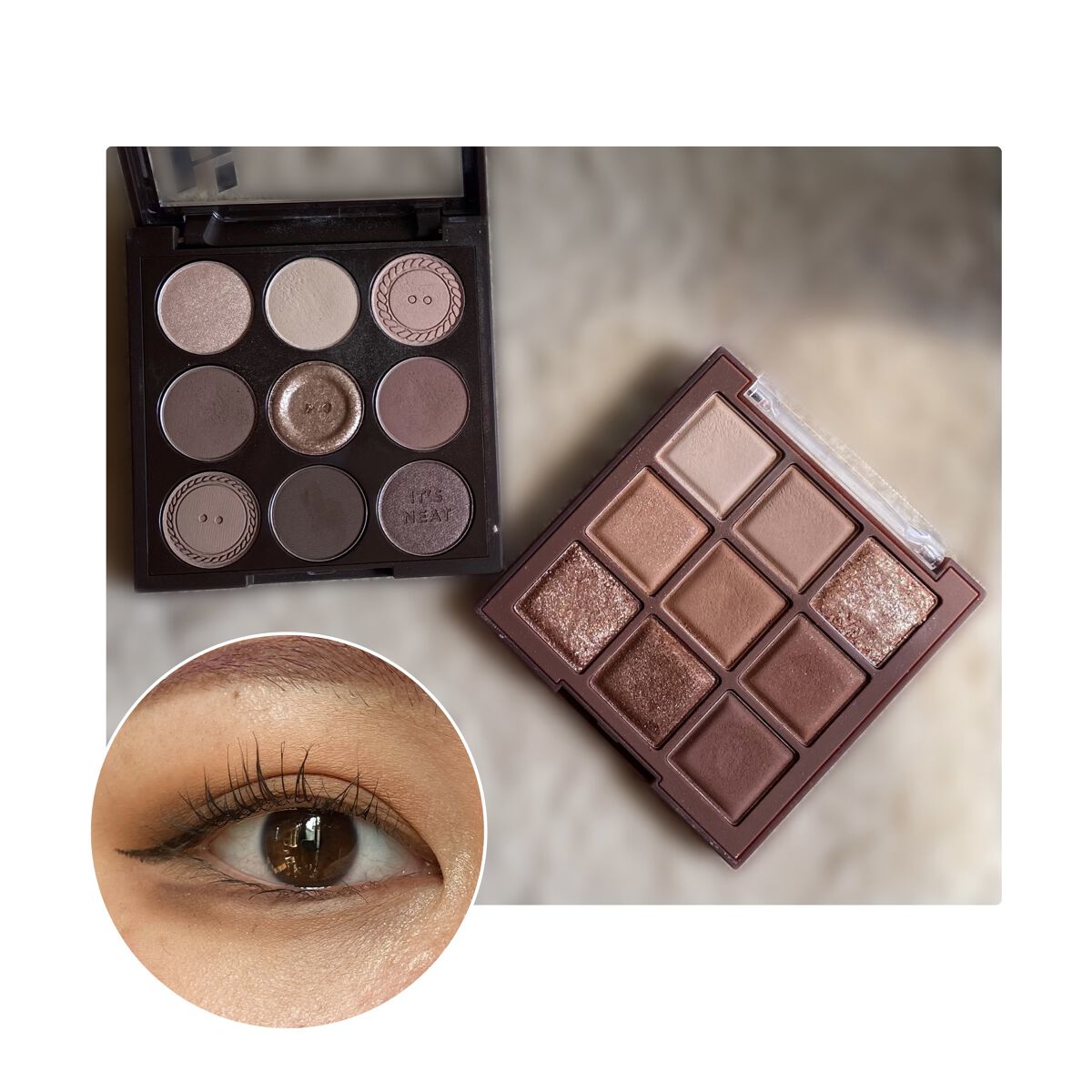 マイフェイブムードアイパレット 9カラー/HOLIKA HOLIKA/アイシャドウパレットを使ったクチコミ（1枚目）