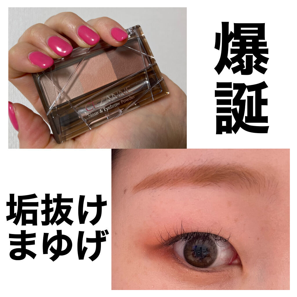 ノーズ＆アイブロウパウダー/CEZANNE/パウダーアイブロウを使ったクチコミ（1枚目）