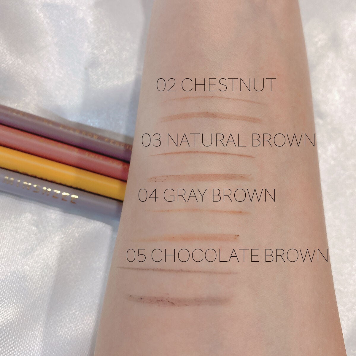 1.5mm極細アイブロウペンシル/MINSHZEE/アイブロウペンシルを使ったクチコミ(3枚目)