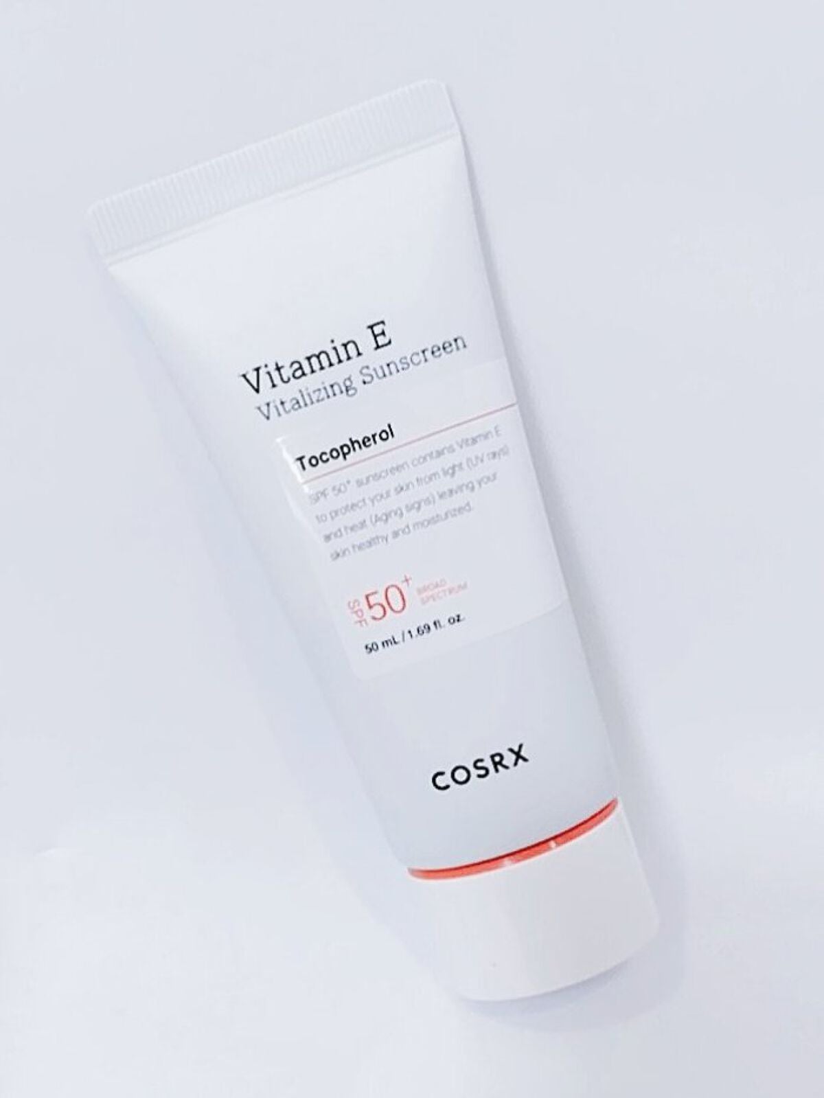 ビタミンEバイタライジングUVクリーム SFP50+/COSRX/日焼け止めクリームを使ったクチコミ(1枚目)