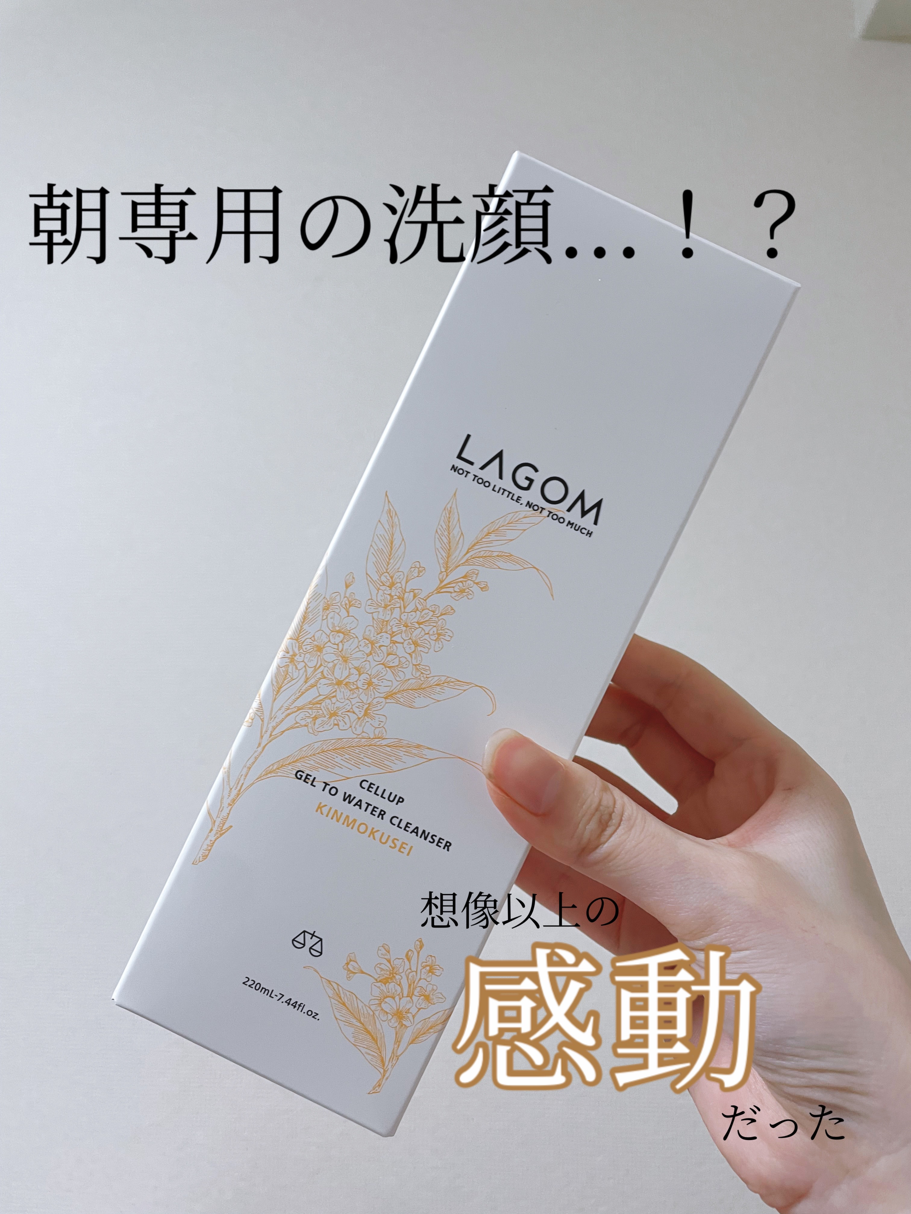 ラゴム ジェルトゥウォーター クレンザー(朝用洗顔)/LAGOM /その他洗顔料を使ったクチコミ（1枚目）