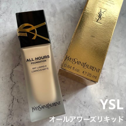 オールアワーズ リキッド LN1/YVES SAINT LAURENT BEAUTE/リキッドファンデーションを使ったクチコミ(1枚目)