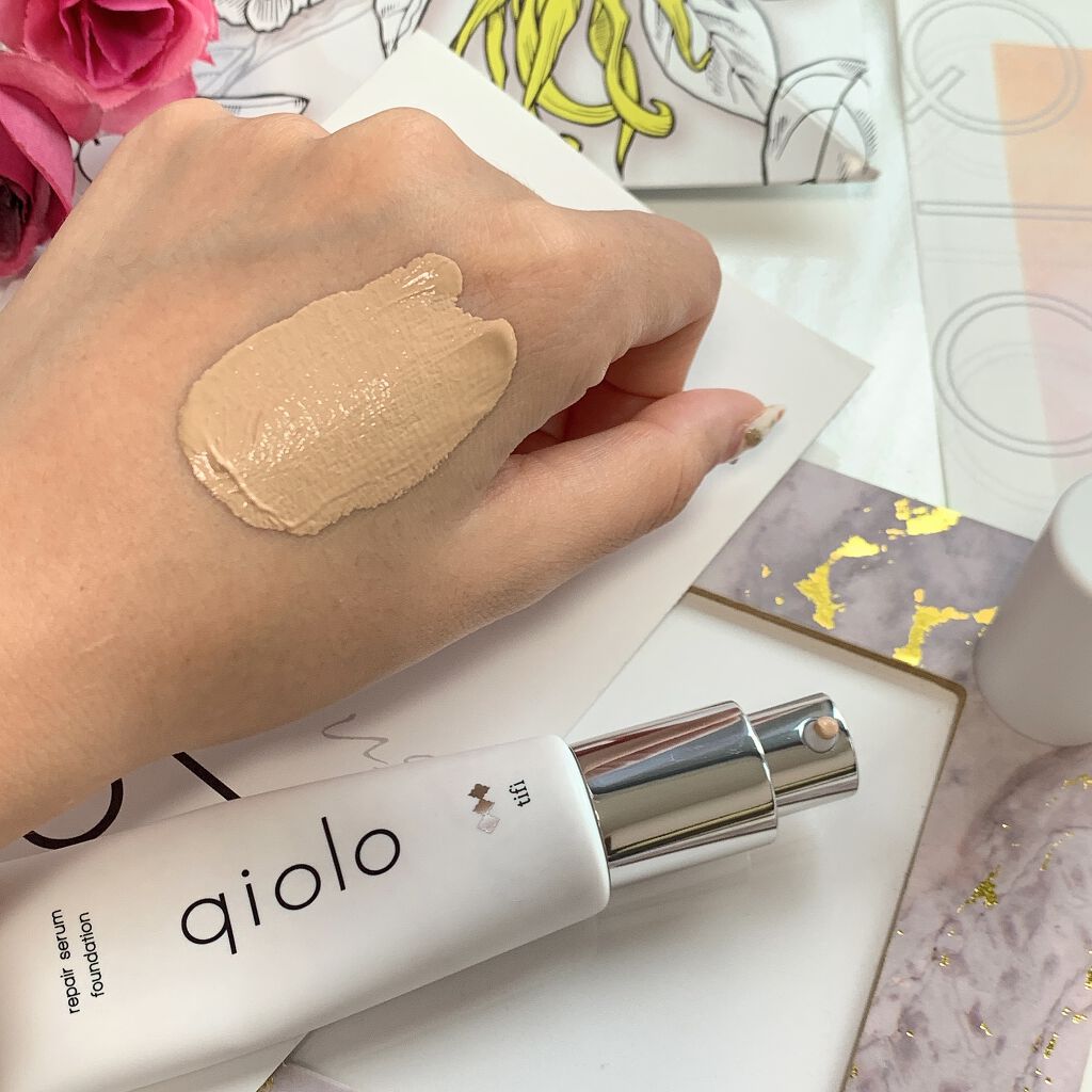 qiolo 美容液ファンデーション/tifi/リキッドファンデーションを使ったクチコミ(5枚目)