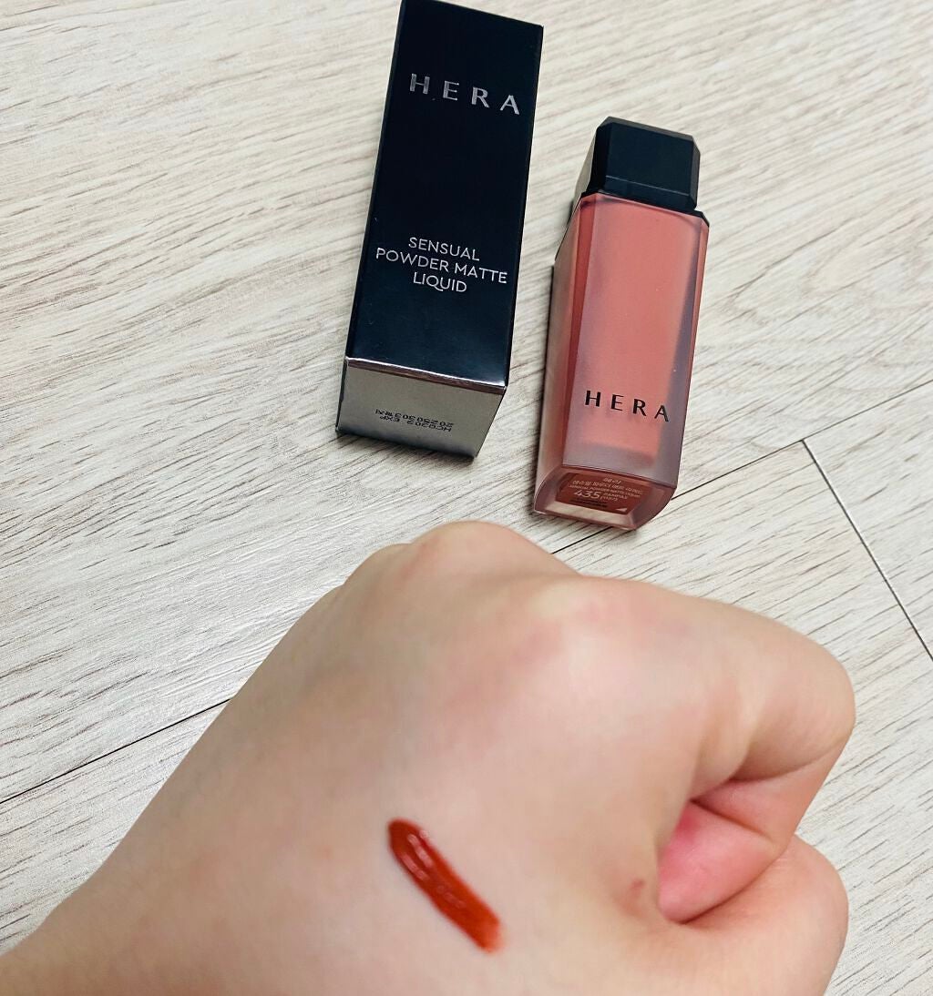 センシュアルパウダーマットリキッド/HERA/口紅を使ったクチコミ(2枚目)