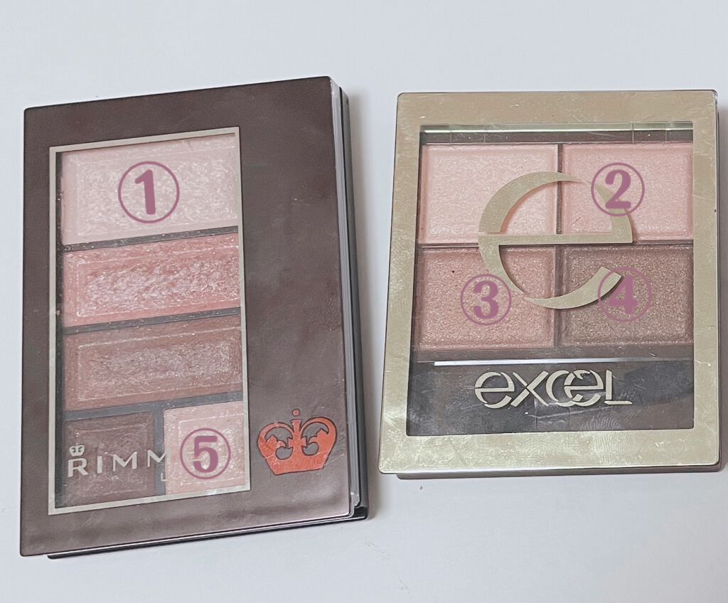 スキニーリッチシャドウ/excel/アイシャドウパレットを使ったクチコミ(4枚目)