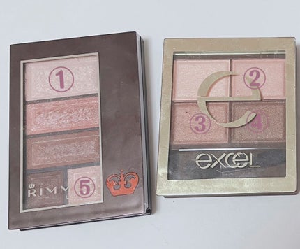 スキニーリッチシャドウ/excel/アイシャドウパレットを使ったクチコミ(4枚目)