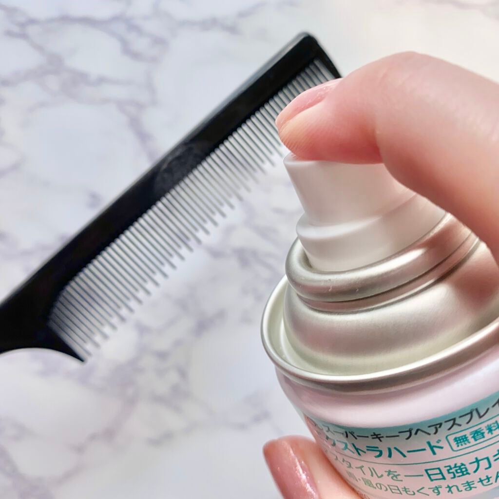 スーパーキープヘアスプレイ<エクストラハード> 無香料/VO5/ヘアスプレーを使ったクチコミ(5枚目)