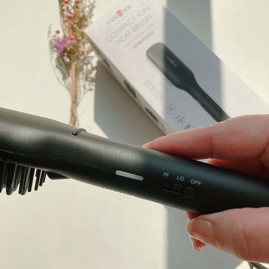 スタイリッシュ コンパクトイオンヒートブラシ MHB-3040-K/mod's hair/ヒートブラシを使ったクチコミ(3枚目)