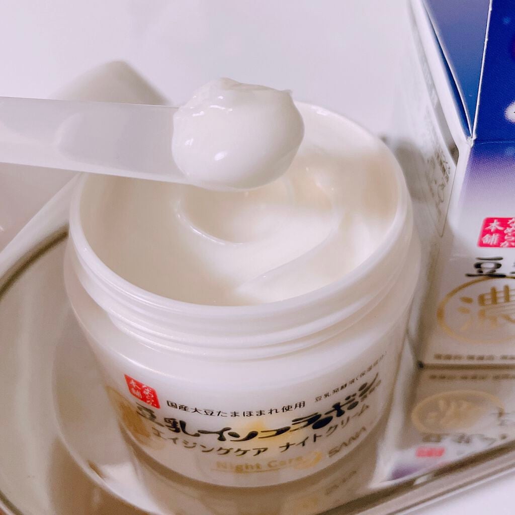 リンクルナイトクリーム/なめらか本舗/フェイスクリームを使ったクチコミ(2枚目)