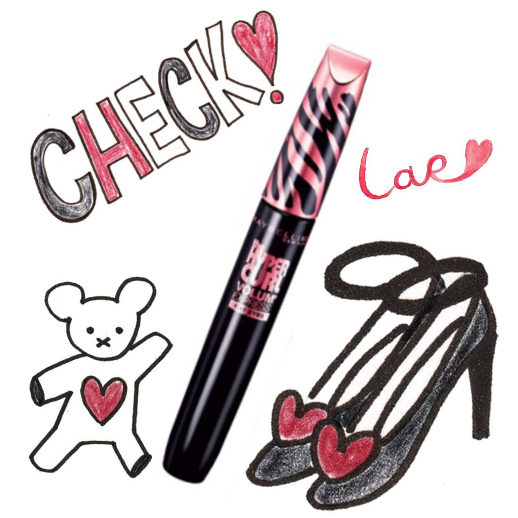 ボリューム エクスプレス ハイパーカール スパイキーコーム ウォータープルーフ/MAYBELLINE NEW YORK/マスカラを使ったクチコミ（1枚目）