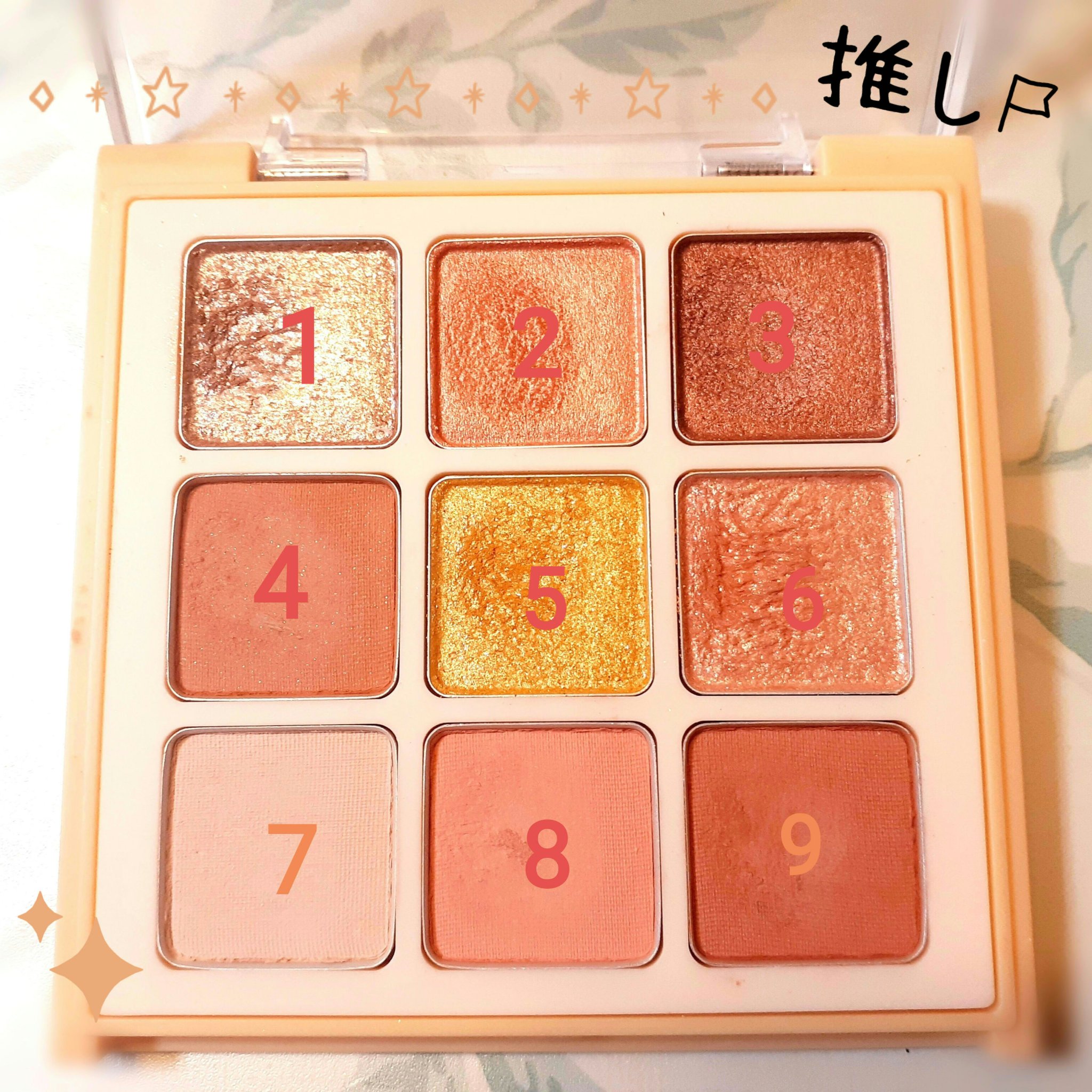 マテリアルカラーパレット/leur charme/アイシャドウパレットを使ったクチコミ（1枚目）