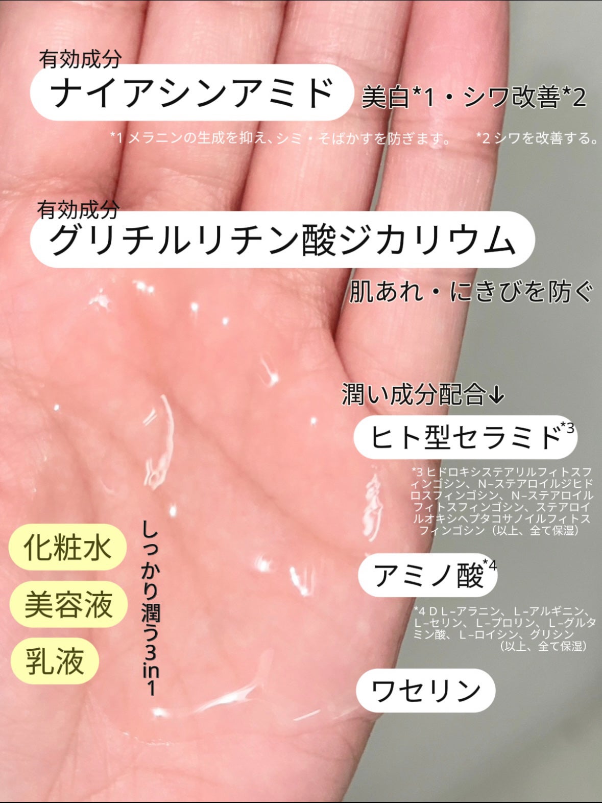 乾燥さん 薬用しっとり化粧液【医薬部外品】/乾燥さん/オールインワン化粧品を使ったクチコミ(3枚目)